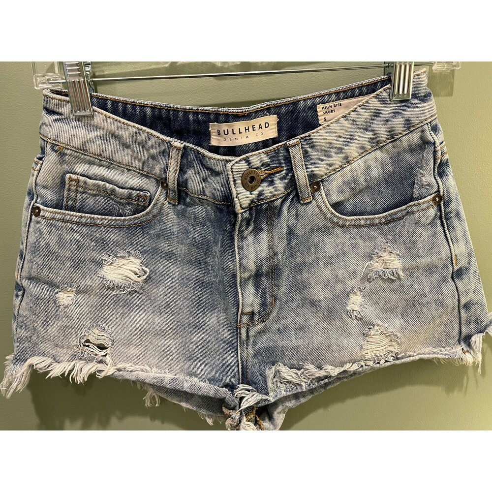 Bullhead high rise shorts, mom shorts, size 5